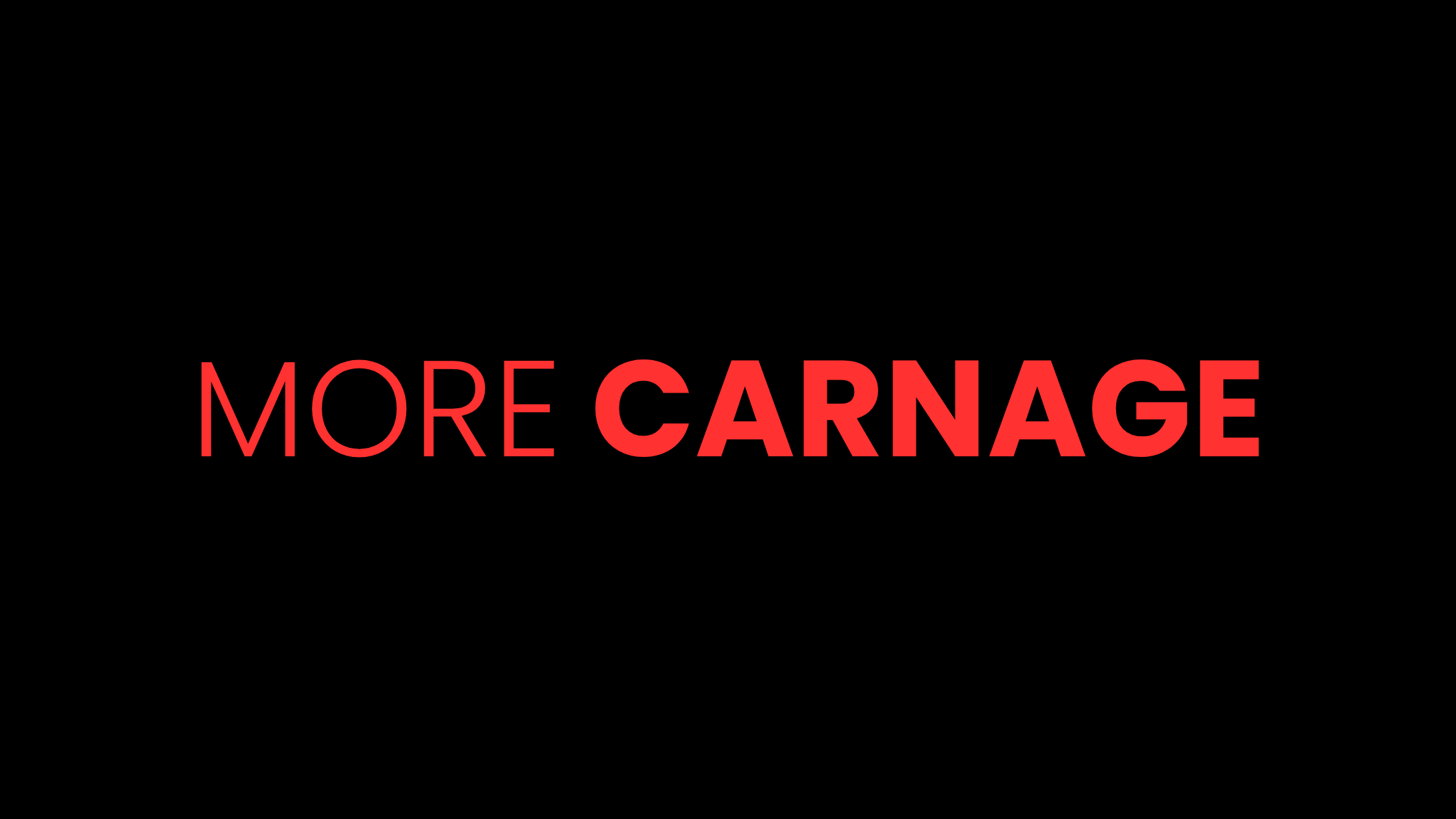 MORE CARNAGE collection cover