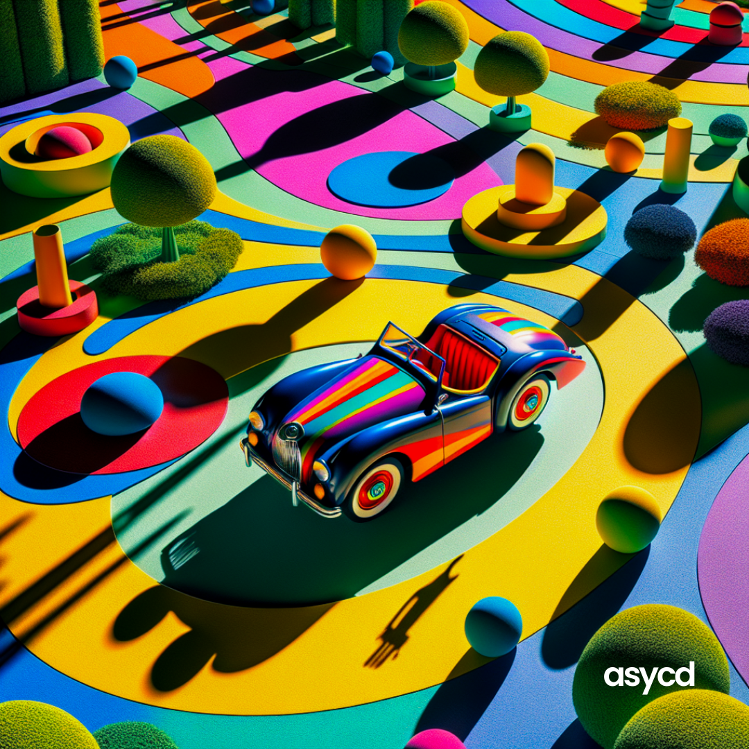 Colourful Toy Car
