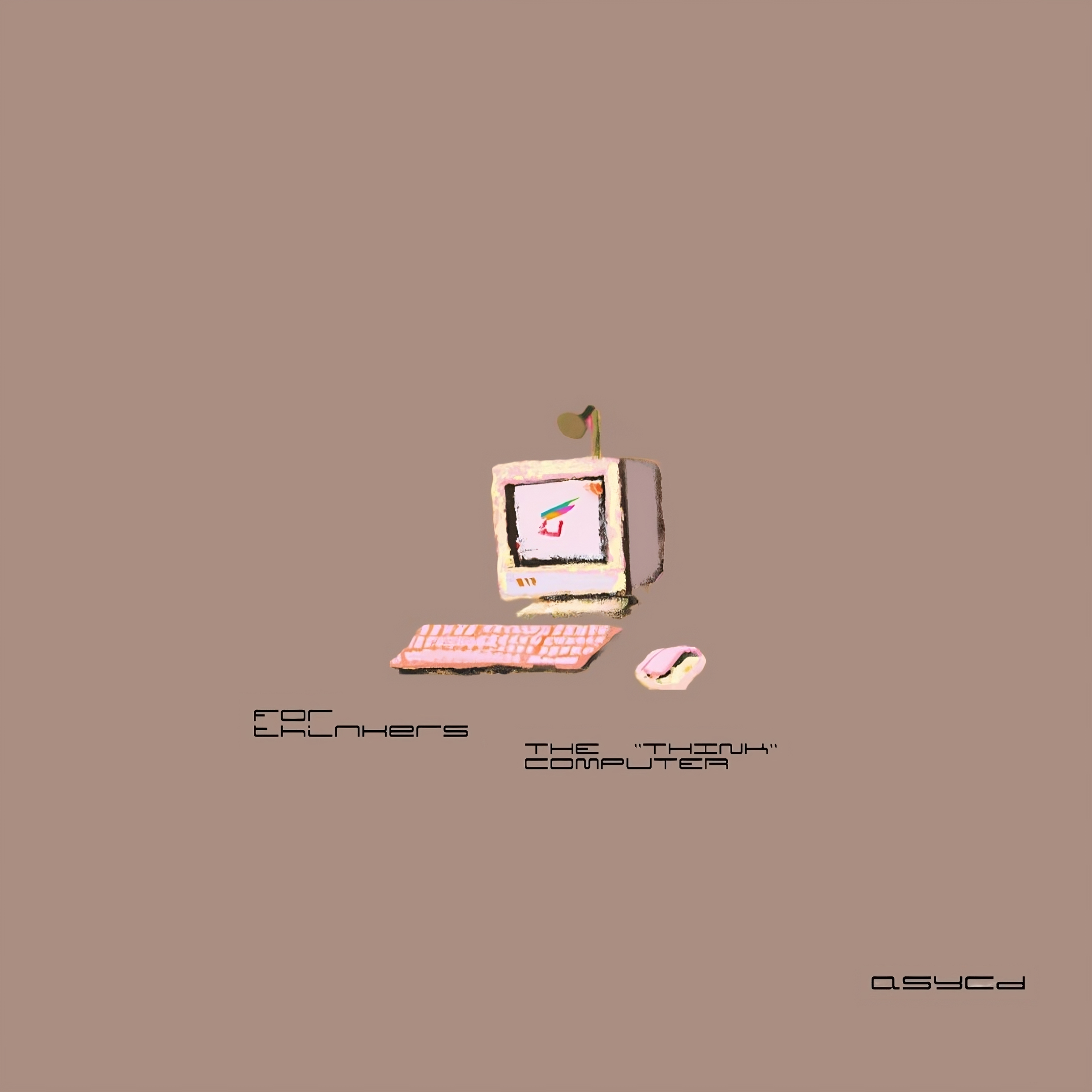 simple computer for thinkers light brown without price
