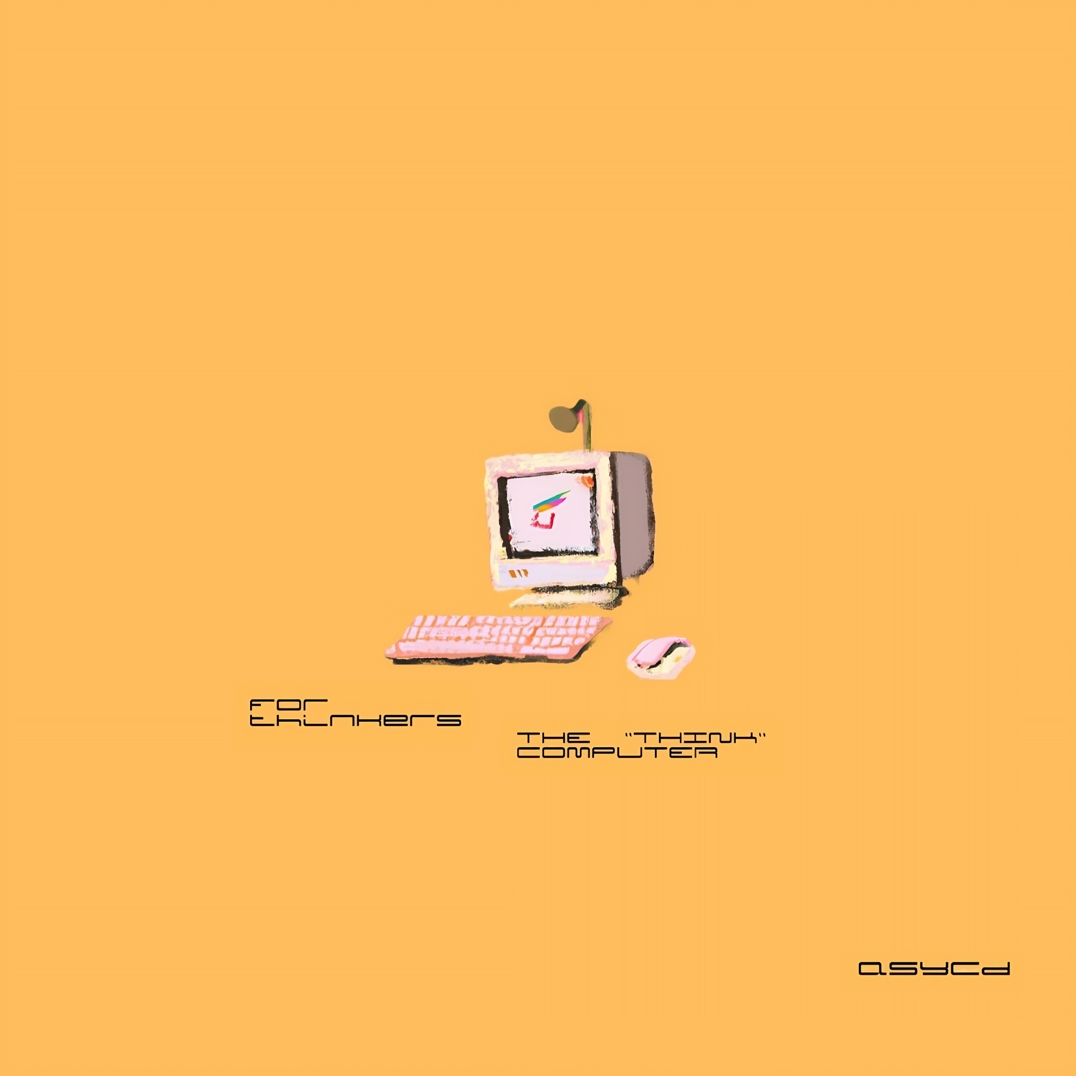 simple computer for thinkers light yellow without price